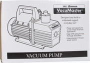VacuMaster Economy Vacuum Pump - 2-Stage, 8 CFM, CHROME,Red/Silver
