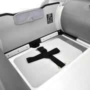 Inflatable Boat | Yacht Dinghy Tender Raft | Multi Person Fishing Boat | Aluminum Floor Oars | Fishing Rod Holders | Heavy-Duty PVC | 2024 Model |