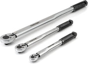 TEKTON Torque Wrench Set 1/4 3/8 1/2 Inch Micrometer 3-Piece