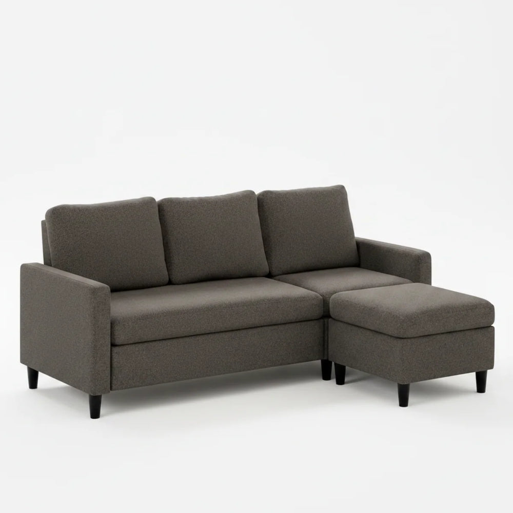 Dark Grey L Shaped Sectional Sofa Small Space