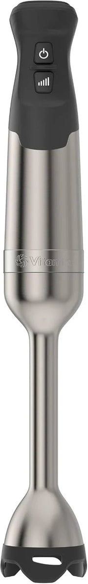 Vitamix 5-Speed Immersion Blender, Professional-Grade Hand Blender with 625-Watt Motor and Stainless-Steel Blade, Stainless Steel/Black