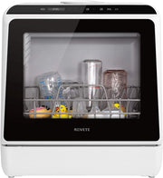 Portable Countertop Dishwashers, Compact Dishwashers with 5 L Built-in Water Tank & Inlet Hose, 5 Washing Programs, Baby Care, Air-Dry Function and LED Light for Small Apartments
