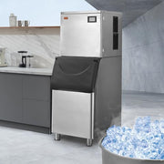 VEVOR Commercial Ice Maker, 360LBS/24H Ice Making Machine with 330.7LBS Large Storage Bin