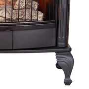 Procom Vent less Dual Fuel Gas Stove - 25,000 BTU, Remote Control, Black Finish - Model# QNSD250RT
