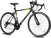 WEIZE Road Bike, 700C Wheel City Commuter Bicycle, Shimano 14 Speed Drop Bar, Racing Adult Bike with Caliper Brakes, High-Carbon Steel Hybrid Bikes
