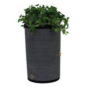 Good Ideas IMP - D50 - DAR Impressions Downton Rain Saver Rain Barrel, 50 Gallon, Dark Granite