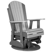 Poly Lumber Adirondack Swivel Glider Chair