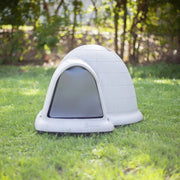 Petmate Indigo Dog House (Igloo Dog House, Made in USA with 90% Recycled Materials, All Weather Protection Pet Shelter) for XL Dogs 90 to 125 pounds, Made in USA
