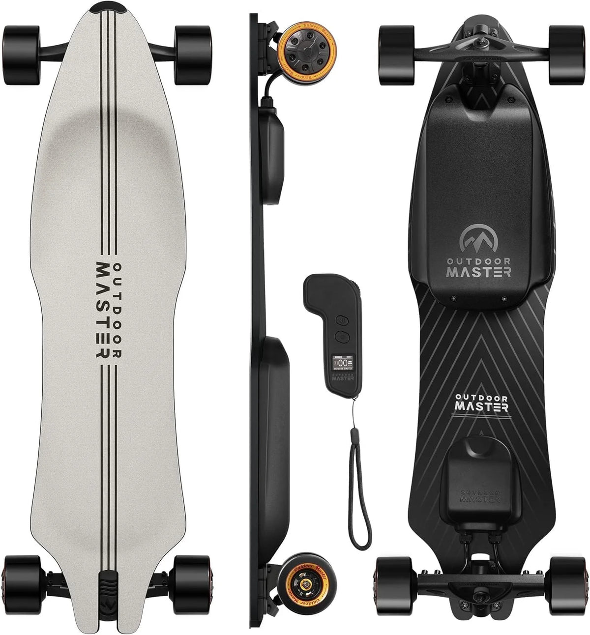 Caribou Electric Skateboard – 32 MPH, 26 Mile Range, Dual 1000W Motors, Longboard for Adults & Teens, 6-Month Warranty