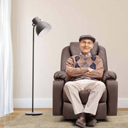 Electric Power Lift Recliner Leather Massage Reclining Sofa Elderly Lift Chair With Lumbar Heating Amp 8 Vibrating Nodes Cup Holder Usb Port - Comfortable And Ergonomic Design