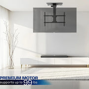 VIVO Electric Ceiling TV Mount, 37 70", Motorized, App Control, Black