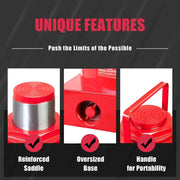 BIG RED 50 Ton Low Profile Hydraulic Bottle Jack Welded Construction for Automotive & Heavy Lifting