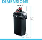 Fluval 407 Perfomance Canister Filter - for Aquariums Up to 100 Gallons - Aquarium Canister Filter