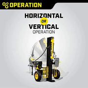 Champion Power Equipment-100251 25-Ton Horizontal/Vertical Full Beam Gas Log Splitter with Auto Return