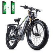 Electric Bike for Adults 26'', 1000W E - Mountain Bike 48V 30/20ah UL2849 Removable Battery, Fat Tire Ebike up to
