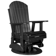 Poly Lumber Adirondack Swivel Glider Chair