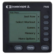 Concept2 Model D Indoor Rowing Machine with PM5 Display Light - Gray