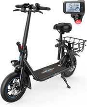 URBANMAX C1 Electric Scooter with Seat, 450W Powerful Motor up to 22 Miles Range