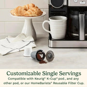 Cuisinart Coffee Maker, 12 Cup Glass Carafe, Automatic Hot & Iced Coffee Maker, Single Server Brewer, Stainless Steel, SS 16
